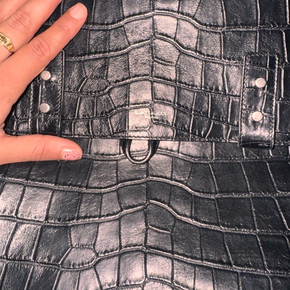 Saint Laurent Black Crocodile-Embossed Men\'s Bag ? main image 5